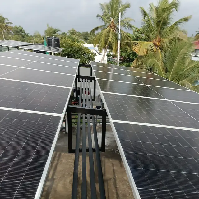 Elevated rooftop solar structure by RockSun Solar