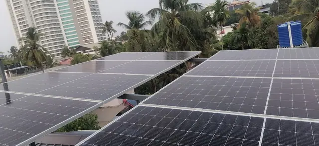 Rooftop solar on a city home by RockSun Solar